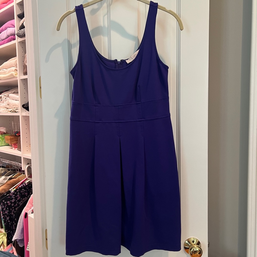 Loft Indigo Dress size 2P